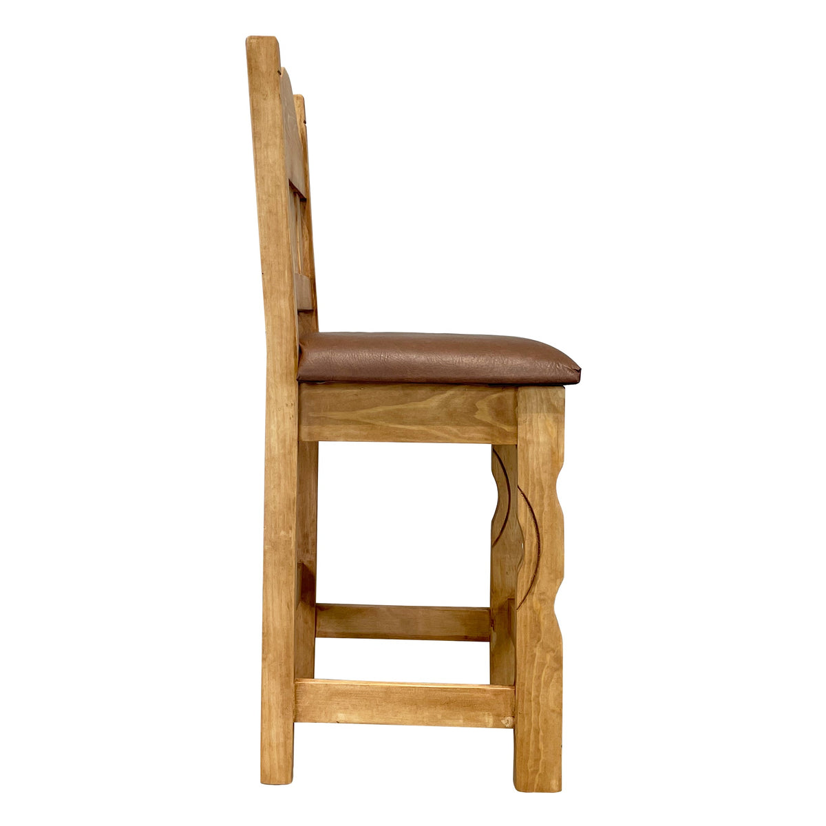 Texas Rustic Bar Stool 24" with Cushion, photo 4 of 6