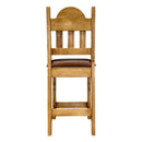 Texas Rustic Bar Stool 24" with Cushion