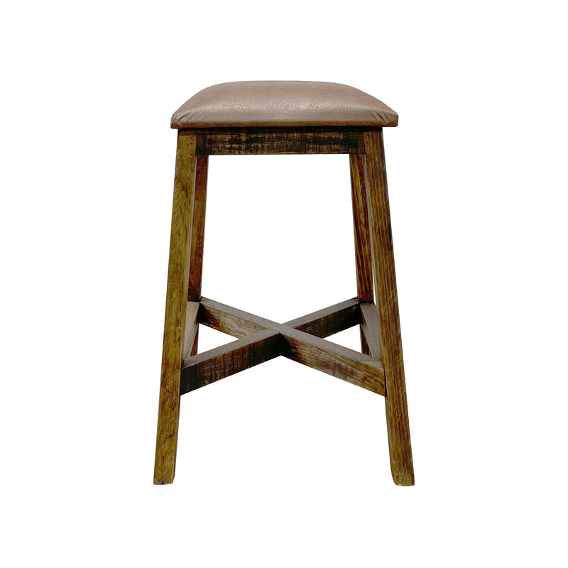 Oasis Console Rustic Barstool, photo 3 of 4