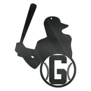 Initial Baseball Monogram