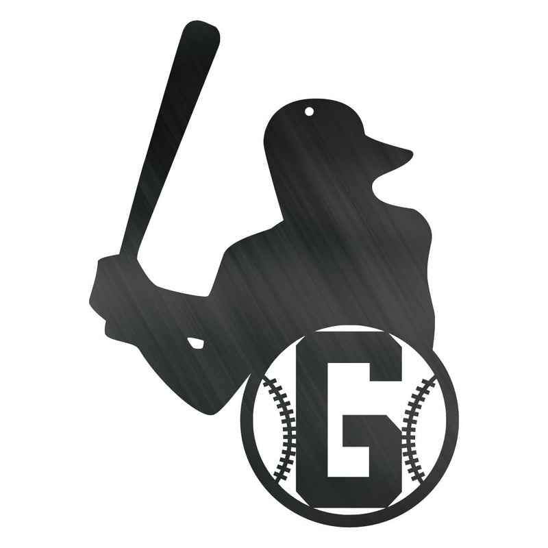 Initial Baseball Monogram