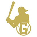 Initial Baseball Monogram