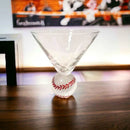 Baseball Martini Glasses by Jersey Art Glass