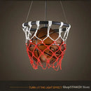 GobekUsa Basketball Pendant Lights Hanging Lamp Home Deco Bar Cafe Shop Living Room Bedroom Kitchen