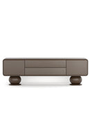 Beha Wood TV Unit – Dark Walnut