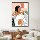 Bathe and Relax Canvas