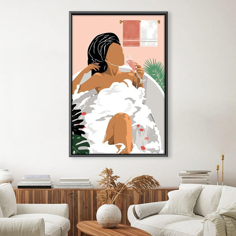 Bathe and Relax Canvas