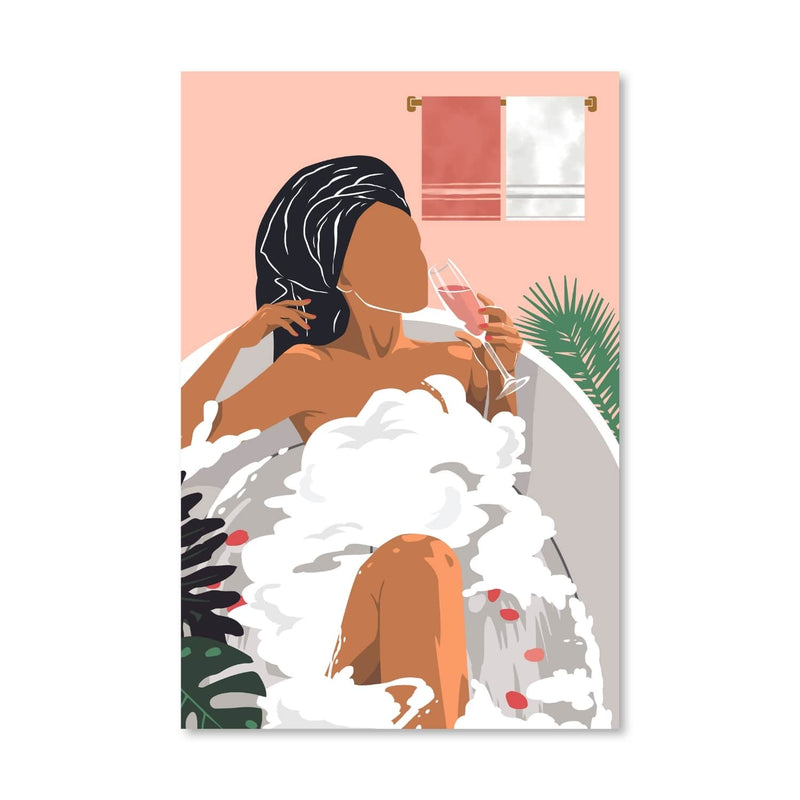 Bathe and Relax Canvas