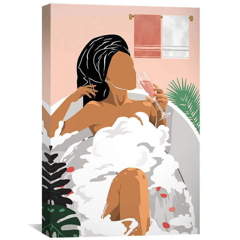 Bathe and Relax Canvas