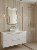 Handmade Silver Metal Rectangle Wall Mirror
