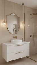 Antique Brass Mirror - Italien Antique Mirror