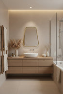Gold Wall Mirror - Handmade triangle Mirror