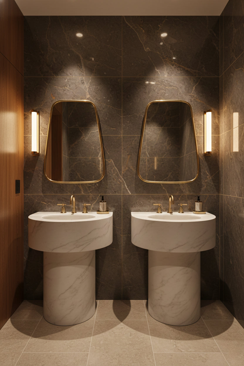 Brass Frame Mirror - Gold Handcrafted Brass Mirror, photo 5 of 12