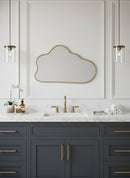 Antique Brass Mirror - Cloud Brass Wall Mirror