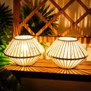 Set of 2 Woven Cotton Rope Table Lamps