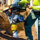2.4 HP Battery Powered Vibratory Rammer Tamper Compactor with Honda GXE2.0S Motor by Tomahawk Power