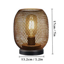 Set of 2 Tall Battery Powered Outdoor Table Lamp