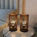 Set of 2 Black Table Metal lamps