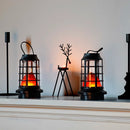 Set of 2 8" Flame Lamp with Timer by JHY DESIGN
