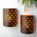 Set of 2-8''H Wall Sconce Lighting Lamps(Flabellum)