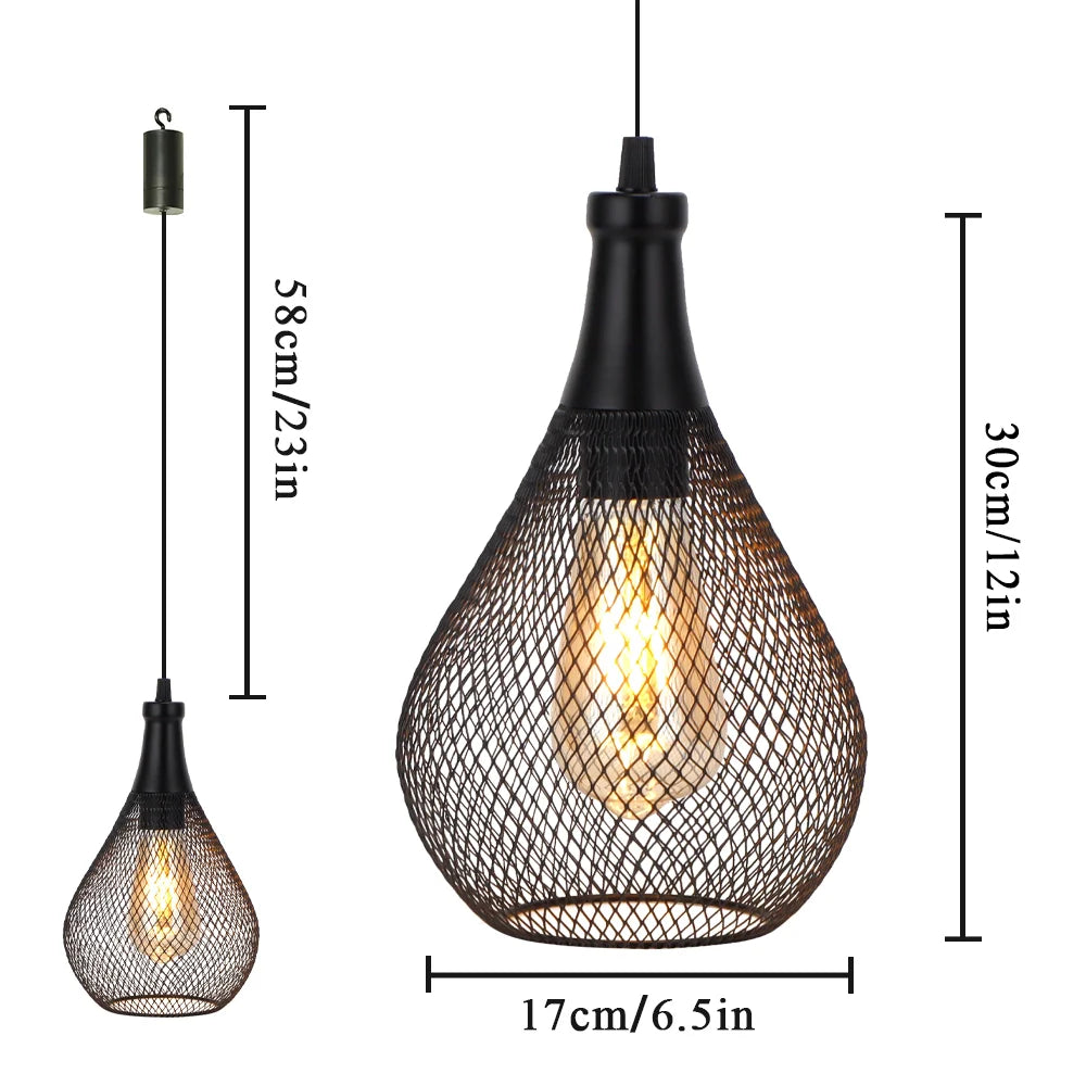 Battery Operated Hanging Lamp, photo 6 of 8