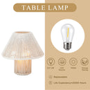 Set of 2 Woven Cotton Rope LED Cordless Table Lamp