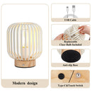 7.5"H Touch Bedside Rechargeable Lamp (Cylinder)