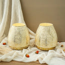 7'' High Battery Powered Metal Decorative Table Lamps with Fairy Lights Bulb