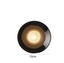 GobekUsa Bauhaus Metal Wall Lamp Black/White 15cm/18cm for Home Living Room LED Lighting