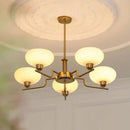 GobekUsa Bauhaus Glass Pendant Chandelier for Bedroom Living Room Dining Ceiling Lamp