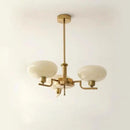 GobekUsa Bauhaus Glass Pendant Chandelier for Bedroom Living Room Dining Ceiling Lamp