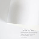 Bauhaus navy & mustard geometric canvas print living room wall art by Decorbites