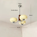 GobekUsa Glass Chandelier: Bauhaus Art for Living Room, Bedroom, Study, Hall, Restaurant