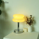 GobekUsa Bauhaus Glass Table Lamp | Modern Desktop Decoration for Home, Bedroom, Living Room