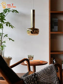 GobekUsa Bauhaus Copper/Chrome Pendant Lights for Living Room, Kitchen Island, Bar, Bedroom&Bathroom
