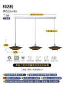 GobekUsa Bauhaus Flying Saucer Pendant Light LED E27 Black/White Office Restaurant Bar