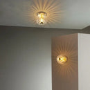 GobekUsa Bauhaus Glass E14 Wall Lamp for Living Room, Hallway, Stair Ceiling