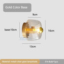 GobekUsa Bauhaus Glass E14 Wall Lamp for Living Room, Hallway, Stair Ceiling