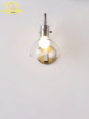 GobekUsa Bauhaus Glass LED Wall Lamp Iron Art Decor for Bedroom Living Room
