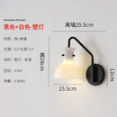 GobekUsa Bauhaus Glass LED Wall Lamp Iron Art Decor for Bedroom Living Room