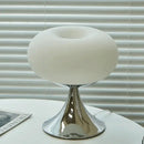 GobekUsa Glass Bauhaus LED Table Lamp for Warm Living Room, Bedroom, Study & Work