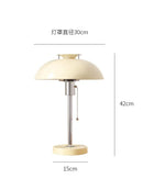 GobekUsa Bauhaus LED Table Lamp for Retro Atmosphere in Living Room or Bedroom
