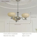GobekUsa Bauhaus Medieval Chandelier for Living Room, LED Hanging Lamp