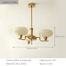 GobekUsa Bauhaus Medieval Chandelier for Living Room, LED Hanging Lamp