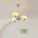 GobekUsa Bauhaus Medieval Chandelier for Living Room, LED Hanging Lamp