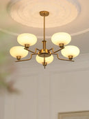 GobekUsa Bauhaus Medieval Chandelier for Living Room, LED Hanging Lamp