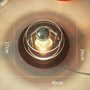 GobekUsa LED Wall Lamp: Ultra Modern UFO Design for Living Room, Bedroom, Hotel - Bauhaus Style