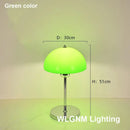 GobekUsa Bauhaus Mushroom Table Lamp, Modern Acrylic LED Night Light