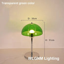 GobekUsa Bauhaus Mushroom Table Lamp, Modern Acrylic LED Night Light