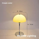 GobekUsa Bauhaus Mushroom Table Lamp, Modern Acrylic LED Night Light